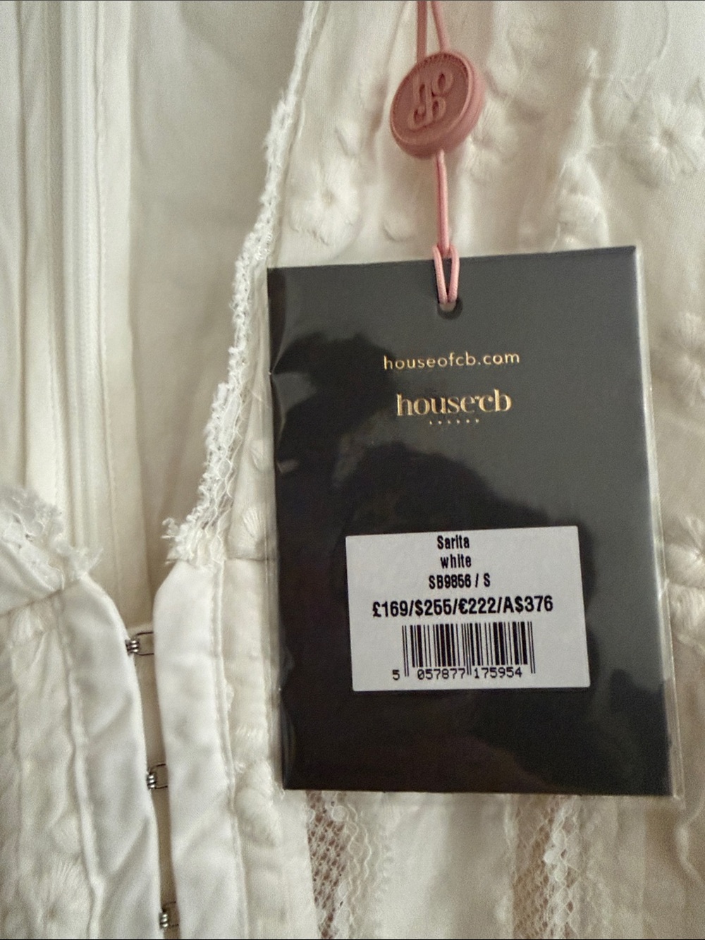 House of CB White Plunging Corset Mini Dress - Picture 4 of 4